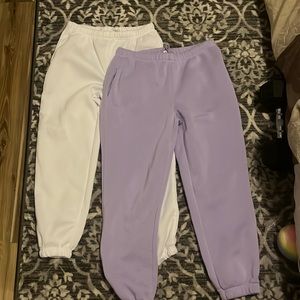 sweatpants.